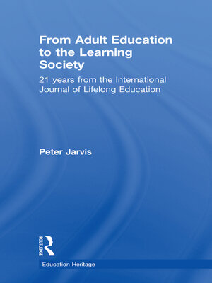 cover image of From Adult Education to the Learning Society